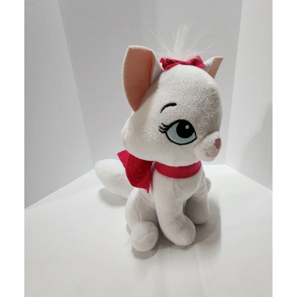 Disney Aristocats Marie White Cat Plush Stuffed Animal Kitty 7
